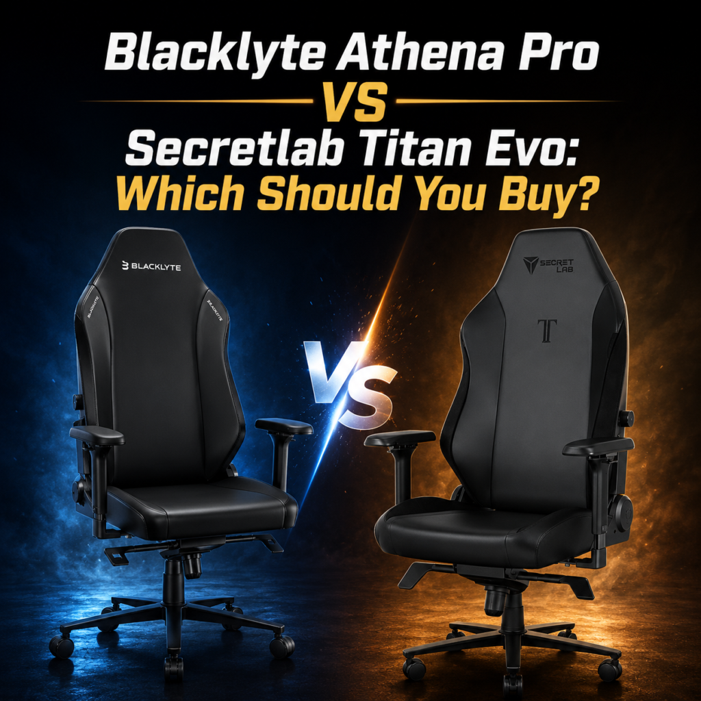 Blacklyte Athena Pro vs Secretlab Titan Evo: Which Should You Buy?