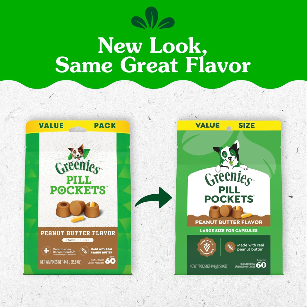 Amazon Greenies Pill Pockets for Dogs Large Size, Dog Treat Pouch for Capsule Medication, Peanut Butter Flavor, 15.8 oz. Pouch - Reviews and Buying Guide