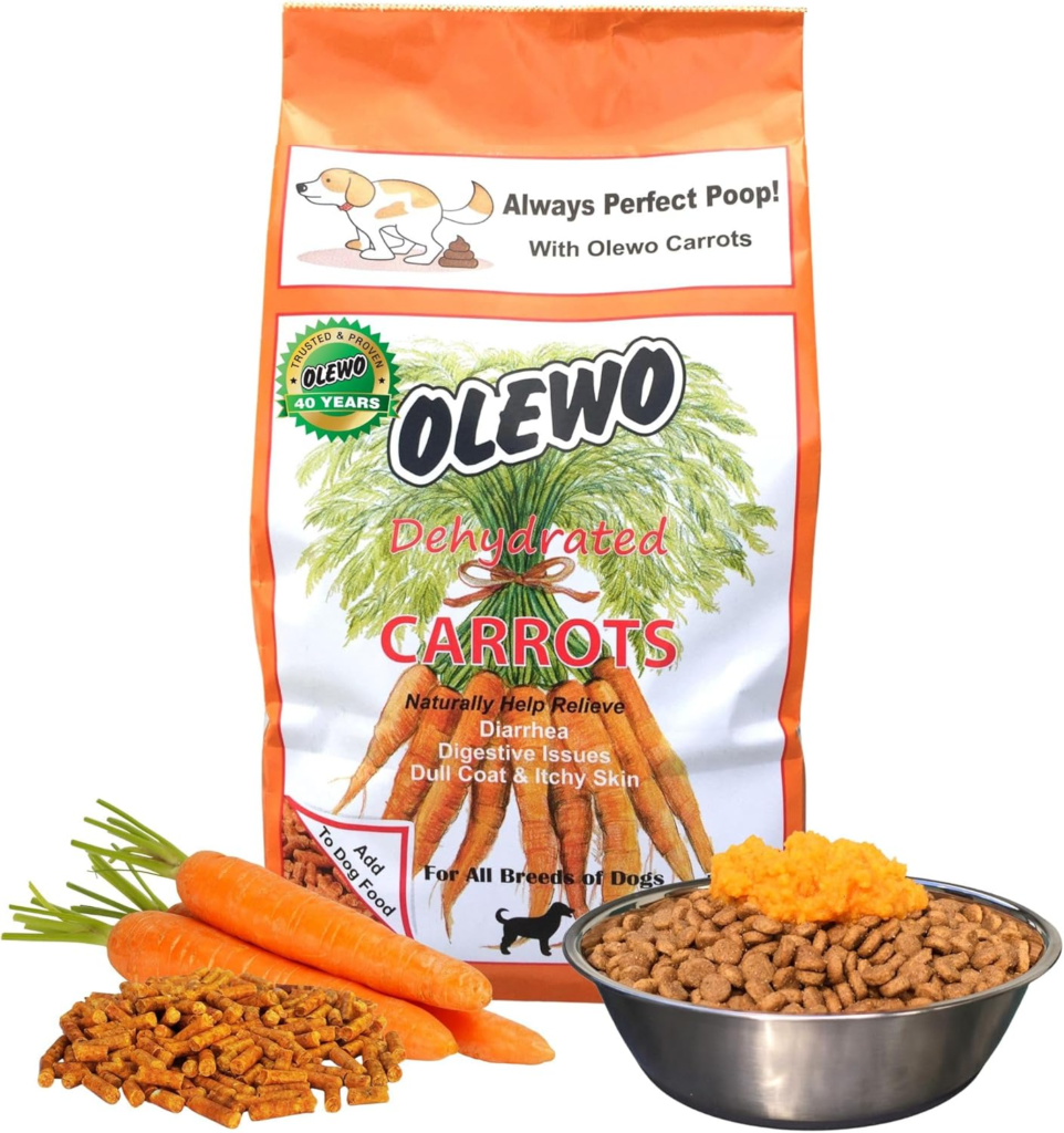 Amazon Olewo Original Carrots for Dogs – Fiber for Perfect Poop, Dehydrated Dog Food Toppers for Picky Eaters, Natural Skin & Coat Support, Multivitamin, Probiotics for Digestive & Gut Health, 1 lb - Reviews and Buying Guide