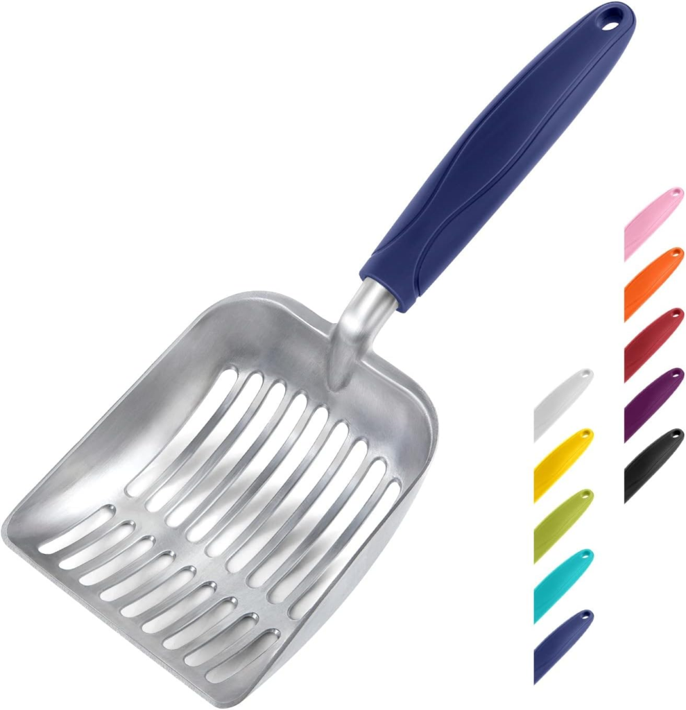 Amazon WePet Cat Litter Scoop, Aluminum Alloy Sifter, Kitty Metal Scooper, Deep Shovel, Long Handle, Poop Sifting, Kitten Pooper Lifter, Durable, Heavy Duty, for Litter Box - Reviews and Buying Guide