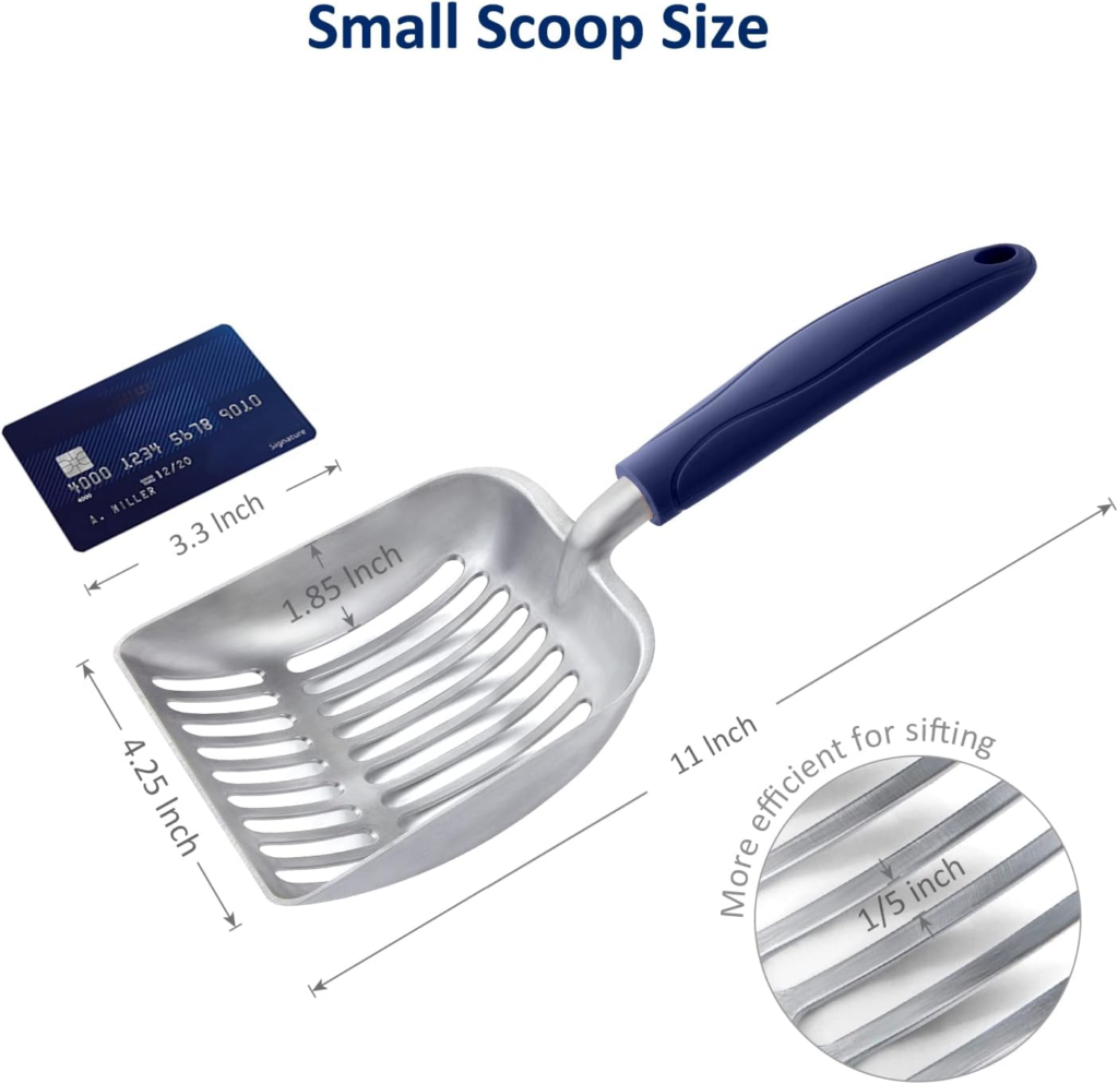 Amazon WePet Cat Litter Scoop, Aluminum Alloy Sifter, Kitty Metal Scooper, Deep Shovel, Long Handle, Poop Sifting, Kitten Pooper Lifter, Durable, Heavy Duty, for Litter Box - Reviews and Buying Guide