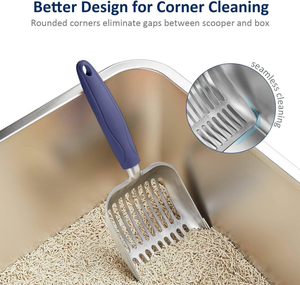 Amazon WePet Cat Litter Scoop, Aluminum Alloy Sifter, Kitty Metal Scooper, Deep Shovel, Long Handle, Poop Sifting, Kitten Pooper Lifter, Durable, Heavy Duty, for Litter Box - Reviews and Buying Guide